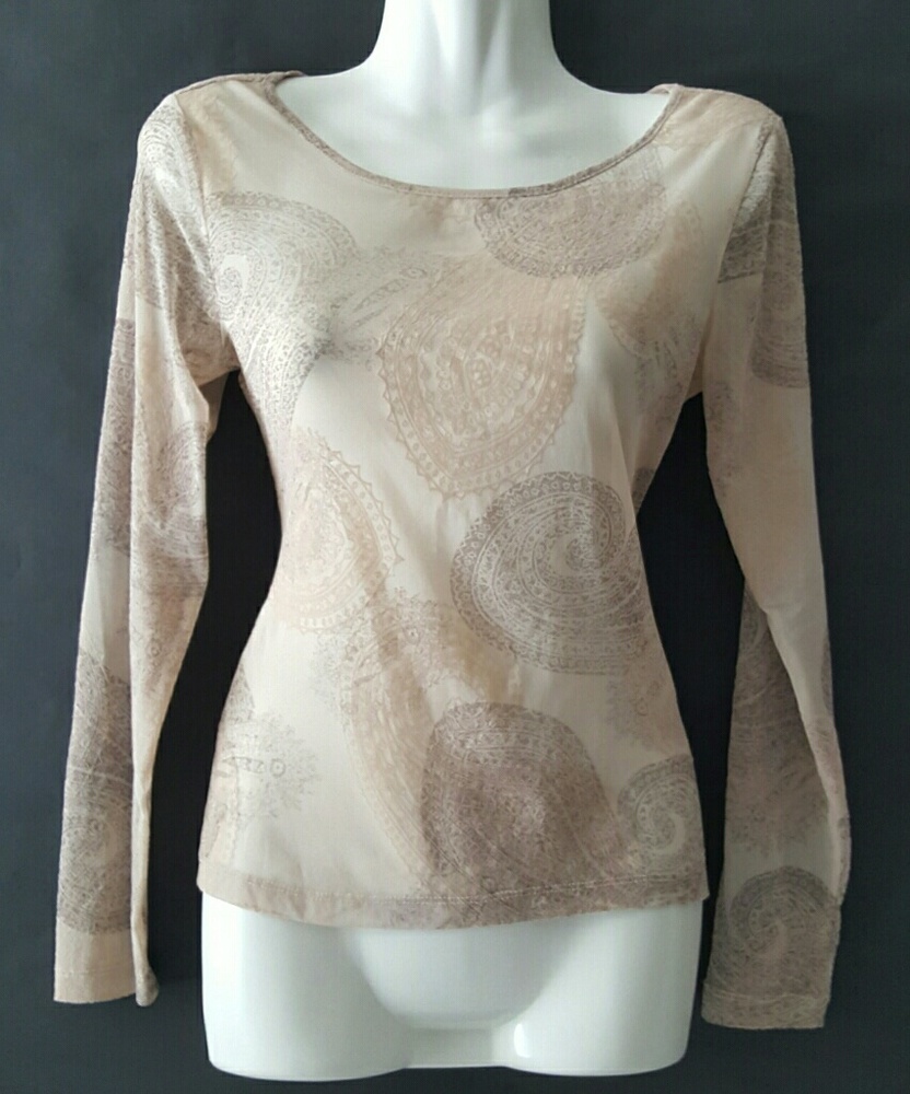 Beige womens blouse